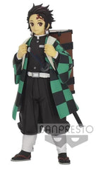Banpresto Demon Slayer Tanjiro sword-ready pose ideal for shelves.