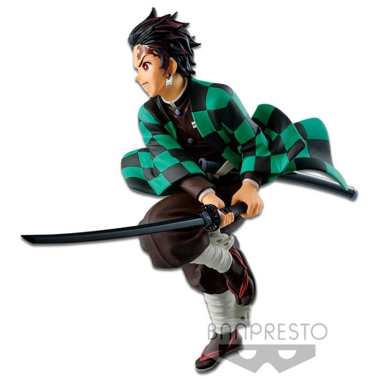 Banpresto Tanjiro figure side-angle profile for display collection