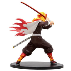 BanPresto Demon Slayer Rengoku figure sword detail enhances display appeal.