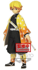 Banpresto Demon Slayer Zenitsu Grandista figure sturdy base for display.