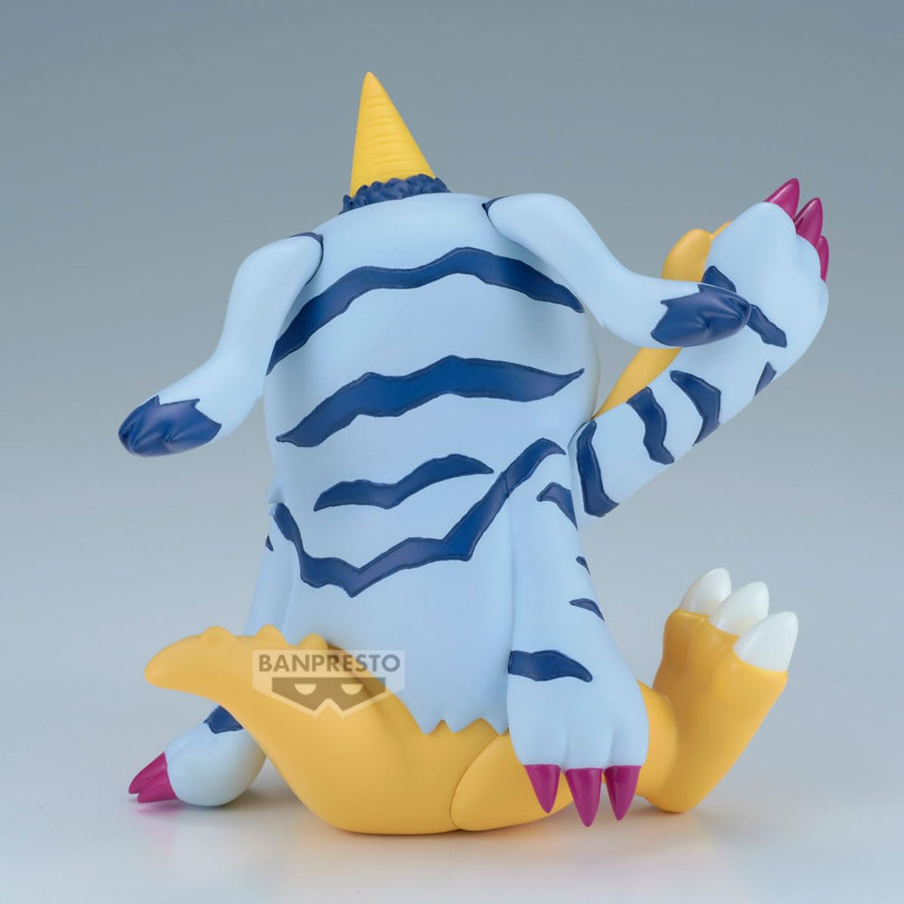 Banpresto Gabumon Sofvimates Vol.2 emblem close-up for detail lovers.