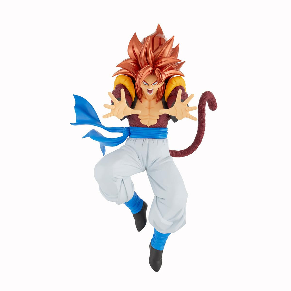 Banpresto Dragon Ball GT Gogeta figure in a tall display pose for shelves.