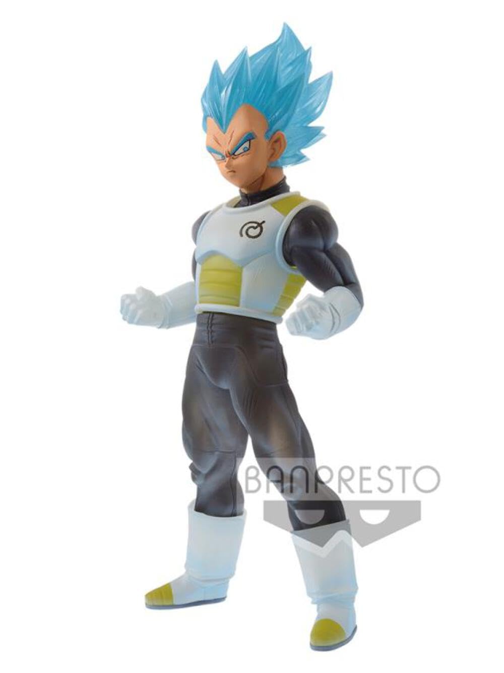 Banpresto Vegeta blue translucent hair display piece perfect for desks