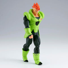 Banpresto Android 16 Solid Edge Works packaging box indicates official Bandai Spirits licensing.