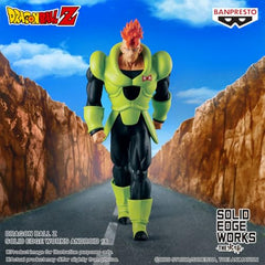 Banpresto Android 16 Solid Edge Works side pose adds dynamic character angle to your collection.