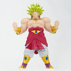 Banpresto Dragon Ball Z Broly Blood of Saiyans figure, side profile, enhances shelf presence