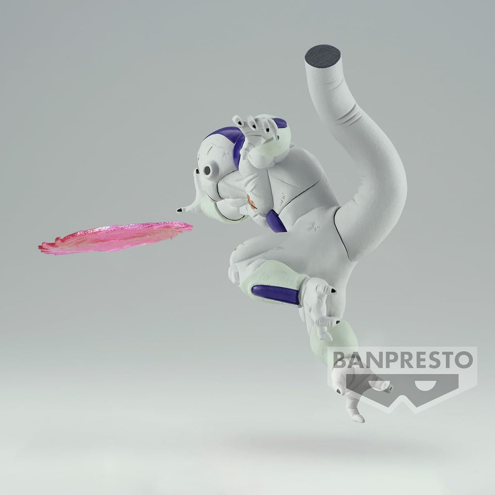 Banpresto Frieza II box shows authentic licensing and safe packaging.