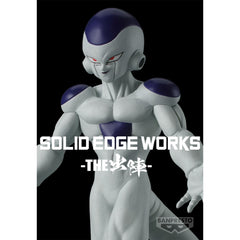 Banpresto Frieza Solid Edge Works figure features premium paint for lifelike details.