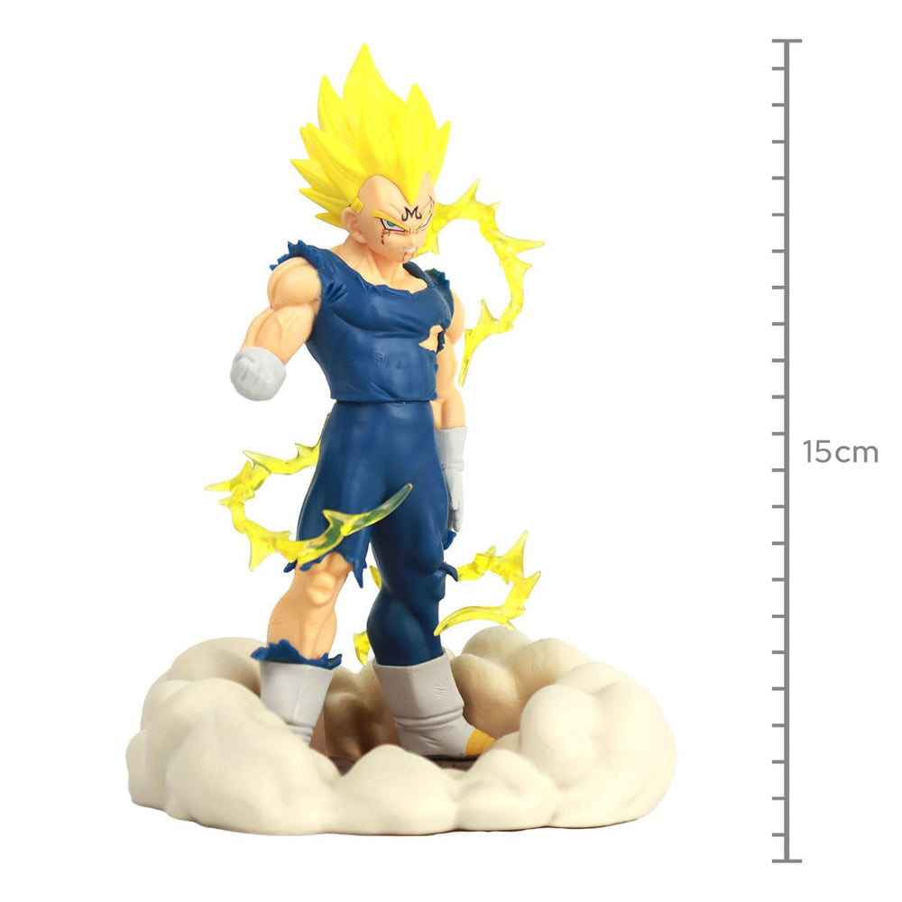 Banpresto Dragon Ball Z Majin Vegeta history box vol12 back view reveals detailed sculpt for display