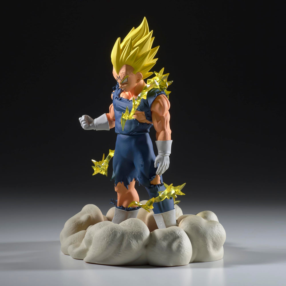 Banpresto Dragon Ball Z Majin Vegeta history box vol12 on display stand ideal for dioramas