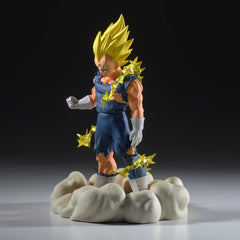 Banpresto Dragon Ball Z Majin Vegeta history box vol12 on display stand ideal for dioramas