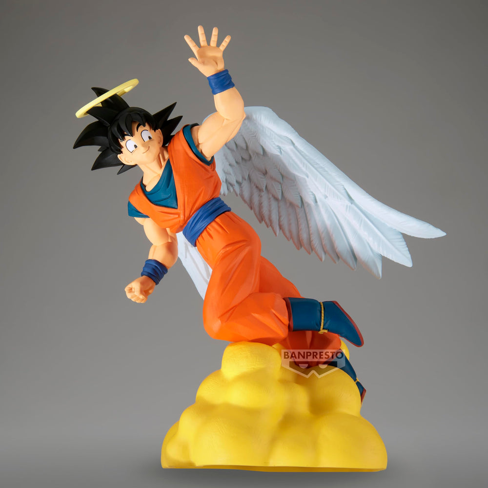 History Box collection display with Banpresto Dragon Ball Z figures