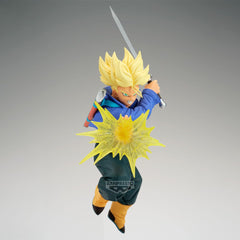 Banpresto Trunks GxMateria figure articulation close-up highlighting posing options