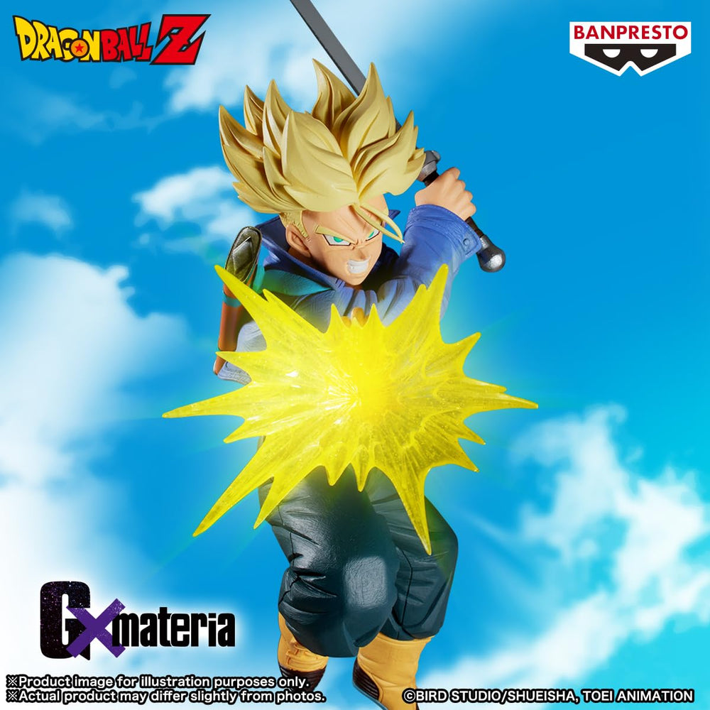 Banpresto Trunks mid-shot capturing character essence for social media
