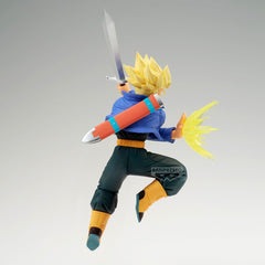 Banpresto Dragon Ball Z Trunks side view showing dynamic silhouette
