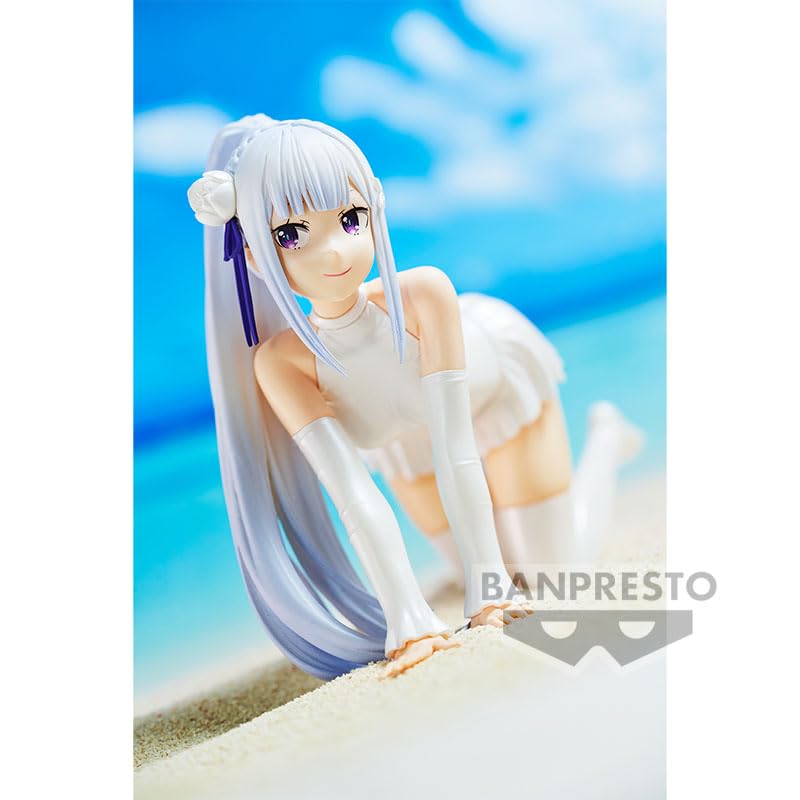 Banpresto Emilia Celestial Vivi figure side angle highlighting dynamic pose