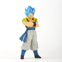 Banpresto Gogeta SSGSS close-up face reveals detailed paintwork.