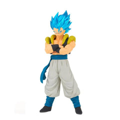 Banpresto Gogeta SSGSS side profile highlights sculpted form.