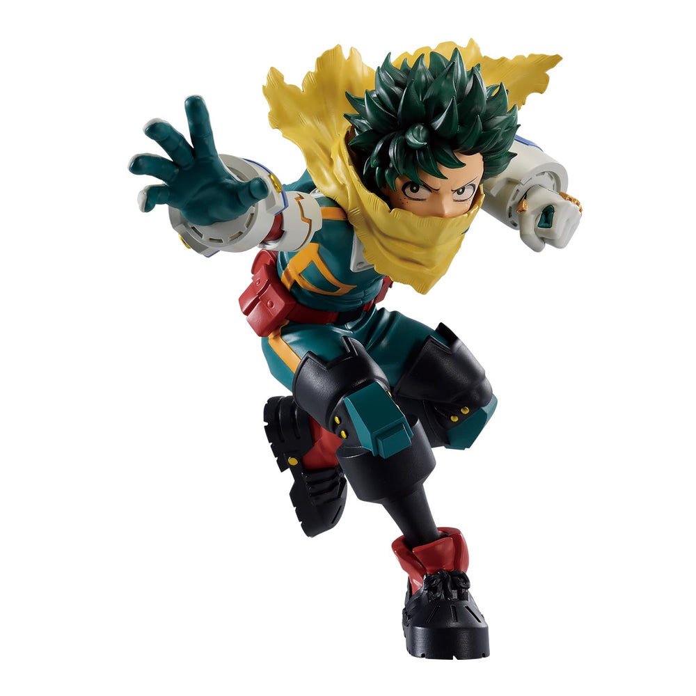 Banpresto Izuku Midoriya ver 2 full display pose, ideal for shelf display.