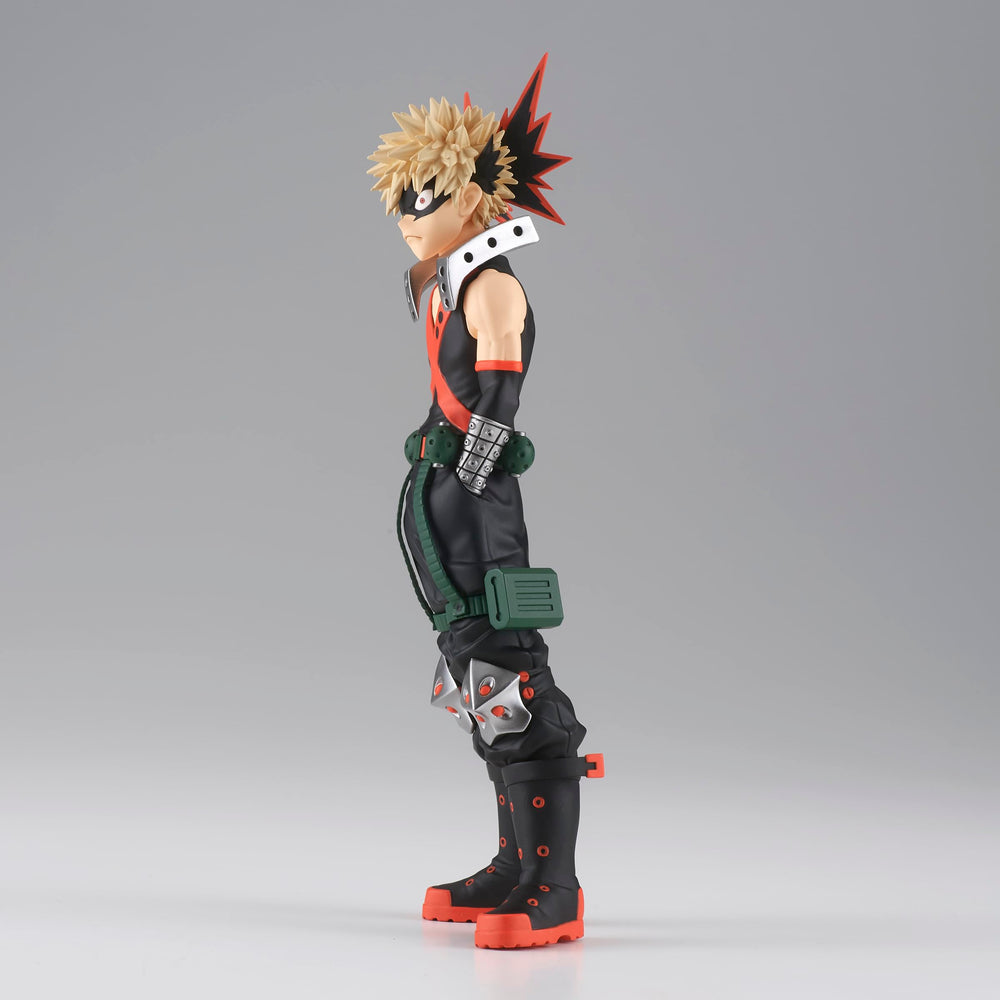 Banpresto Katsuki Bakugo II packaging shows authentic Bandai Namco label.