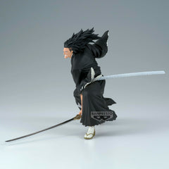 Banpresto Kenpachi Zaraki Vibration Stars figure in dynamic pose for themed shelves.