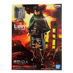 Banpresto Levi figure for desk display with dynamic pose