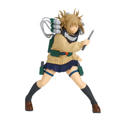 Banpresto My Hero Academia Himiko Toga II DX figure in iconic pose for display.