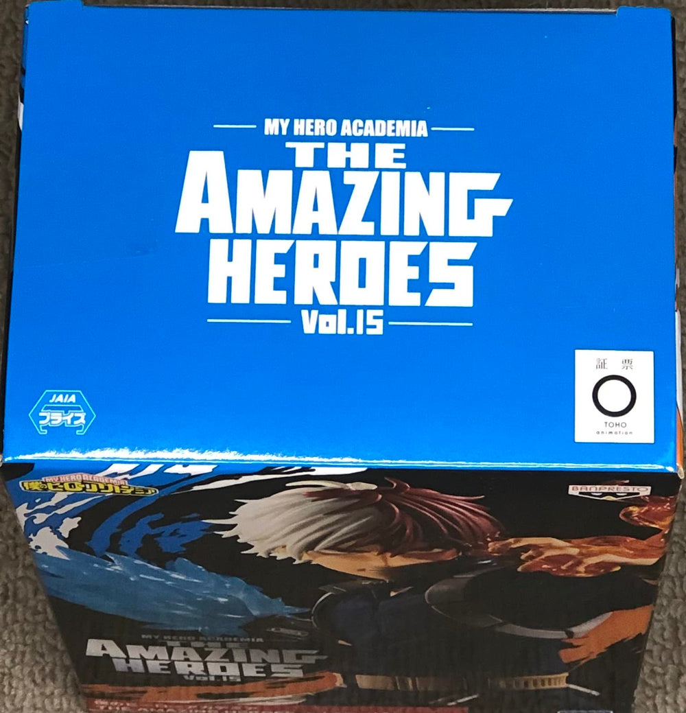 Banpresto Todoroki figure packaging included makes a great gift.