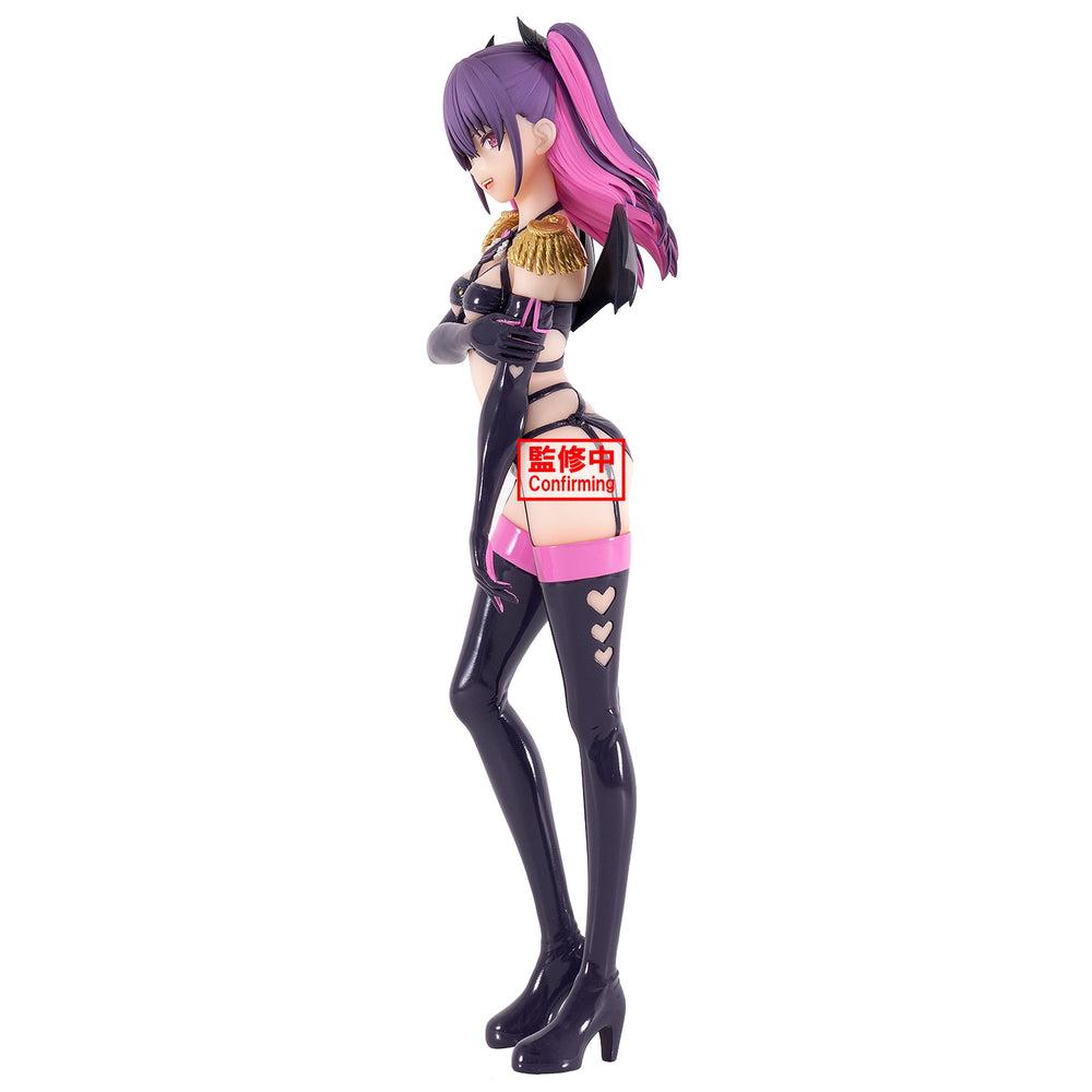 Banpresto Miriella stands at 8.7 inches, a striking centerpiece for shelves.