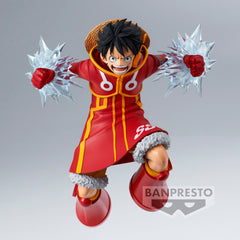 Banpresto Monkey D Luffy Battle Record figure, 5.5 inch height, perfect for shelf showcase.