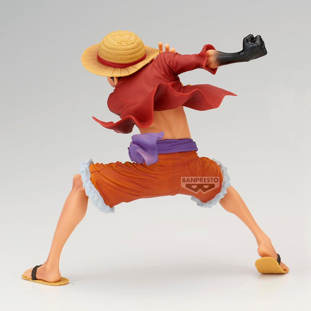 Banpresto Maximatic Monkey D. Luffy Special (A) box shows licensing label