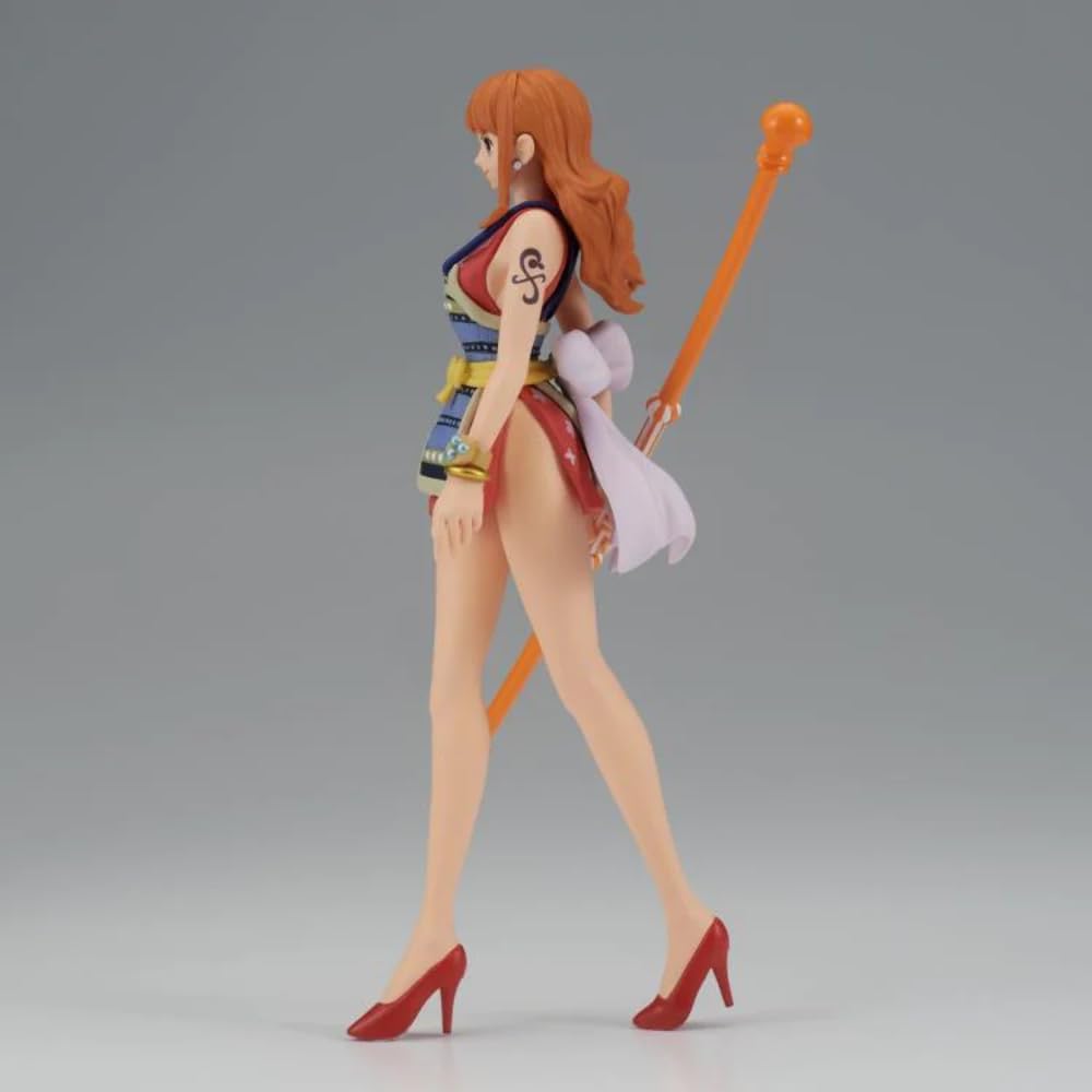 Banpresto Nami Shukko figure includes multiple expressions for varied display.