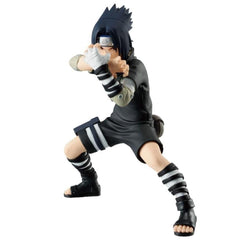 Banpresto Naruto Sasuke III figure packaging shows official license label.