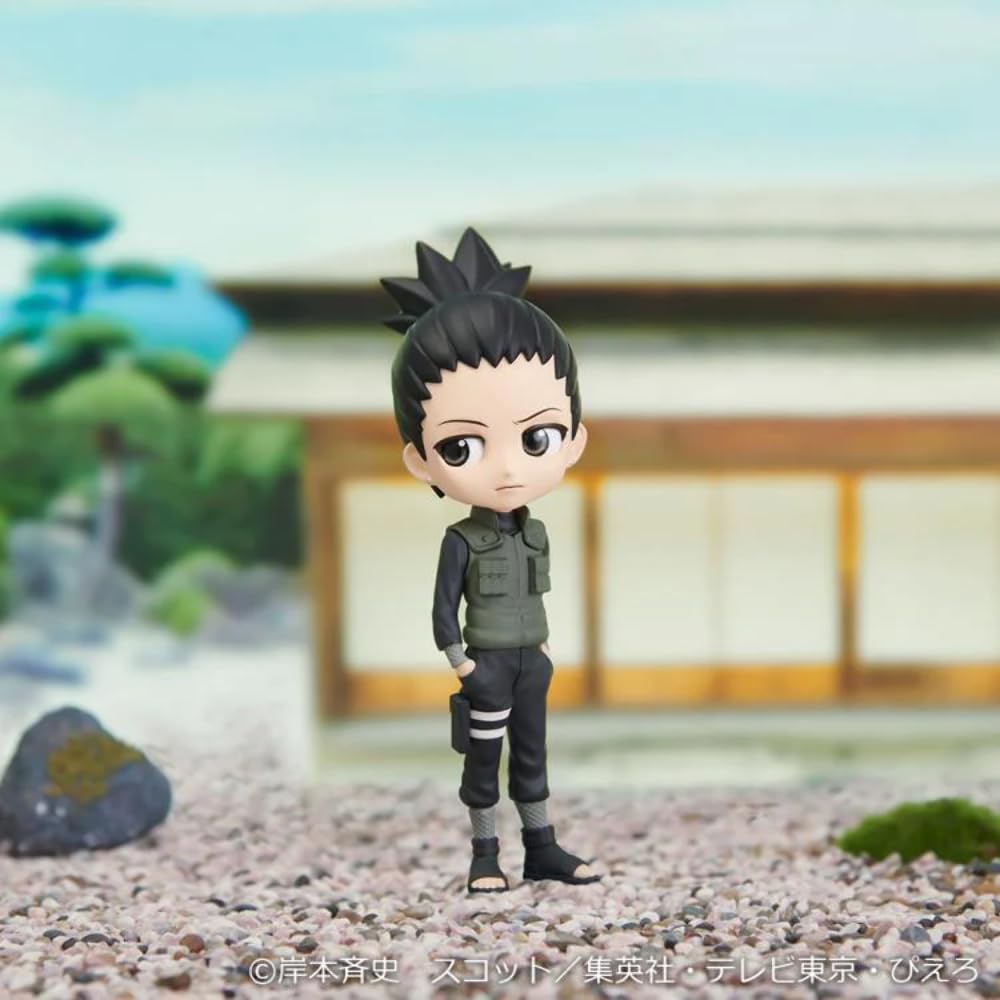 Banpresto Nara Shikamaru Ver A figure on a stable base for desk display.
