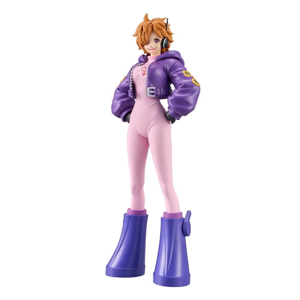 Banpresto One Piece Egghead Dr. Vegapunk Lilith in iconic pose for display.