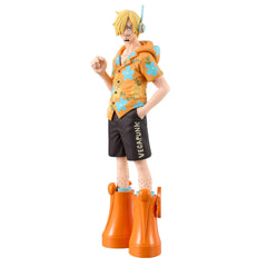 Banpresto One Piece Egghead Sanji DXF figure in iconic pose for display and collection