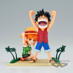 Luffy & Nami display-ready pose for collectors and diorama setups.