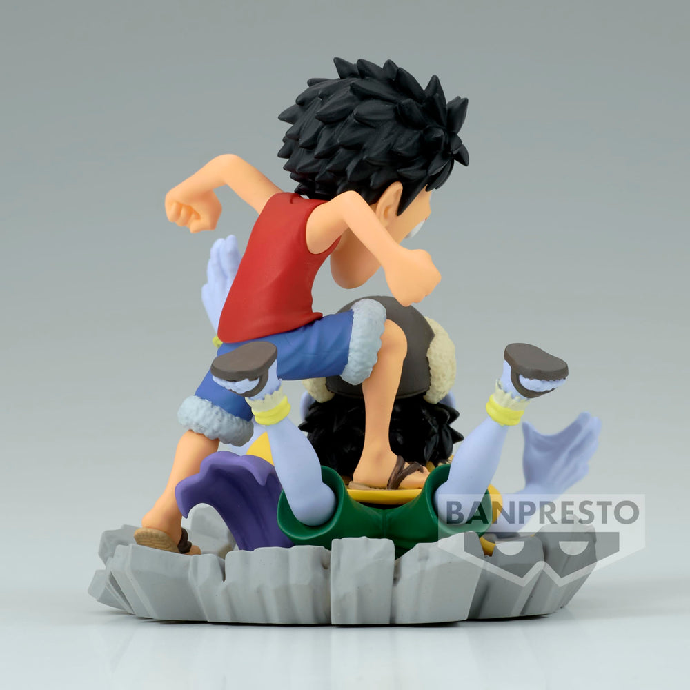 Banpresto Luffy vs Arlong figure captures iconic clash for collectors