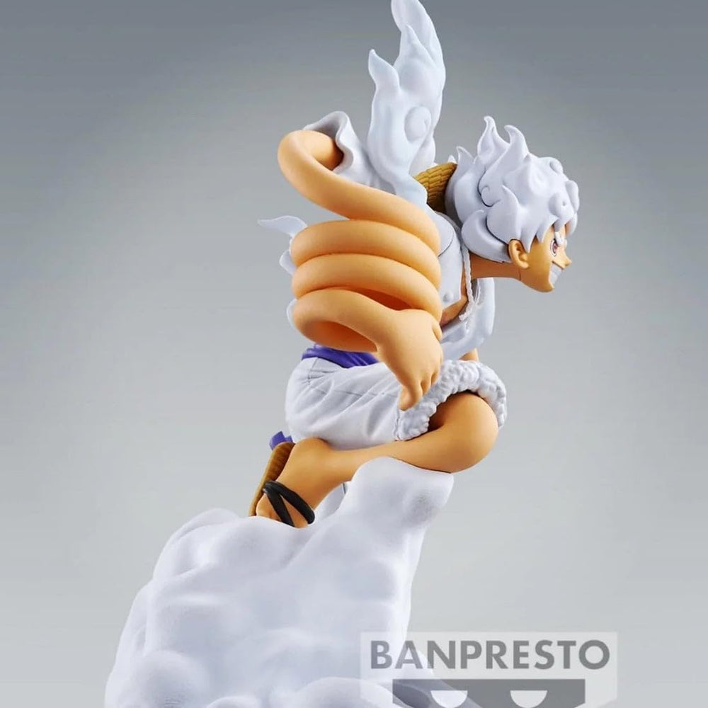 Banpresto Luffy Gear 5 12cm figure with detailed craftsmanship and authentic design for collectors.