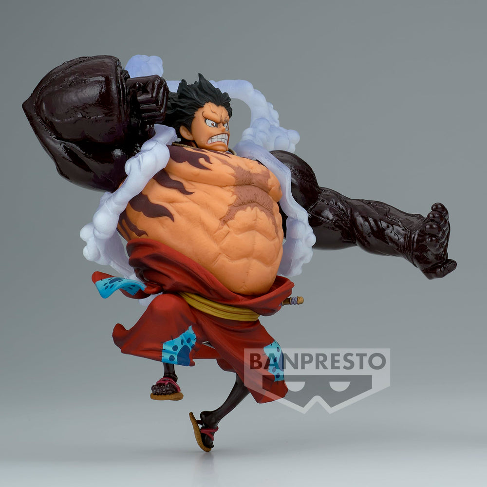 Banpresto One Piece Monkey D. Luffy Special ver. A side view reveals textures.
