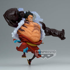 Banpresto One Piece Monkey D. Luffy Special ver. A side view reveals textures.