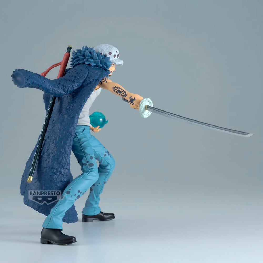 Banpresto One Piece Trafalgar Law II Battle Record figure—dynamic pose captures action-ready vibe.