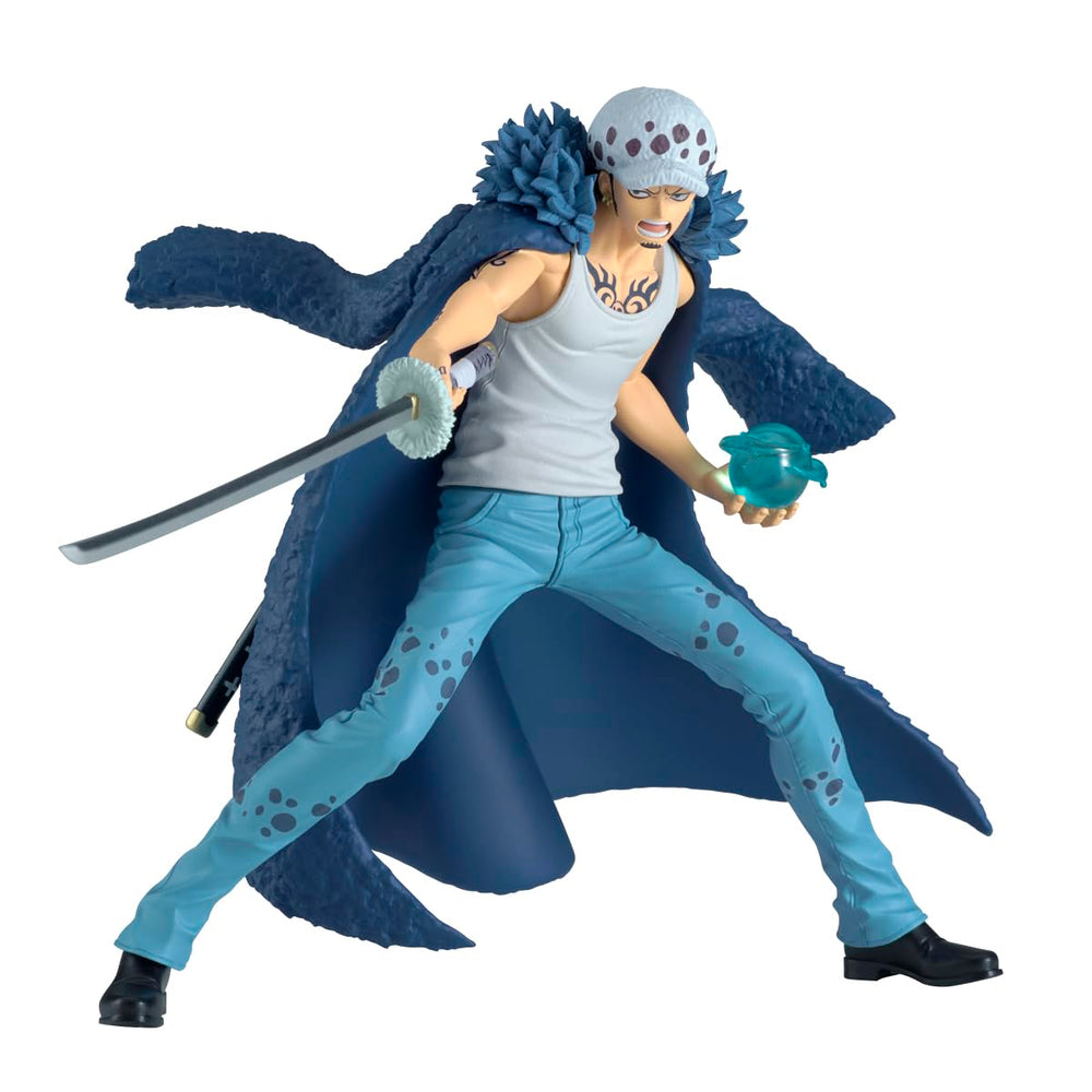 Banpresto One Piece Trafalgar Law II Battle Record figure—front view for dynamic display.