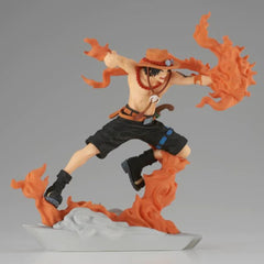 Banpresto Portgas D. Ace figure viewed from dynamic angle
