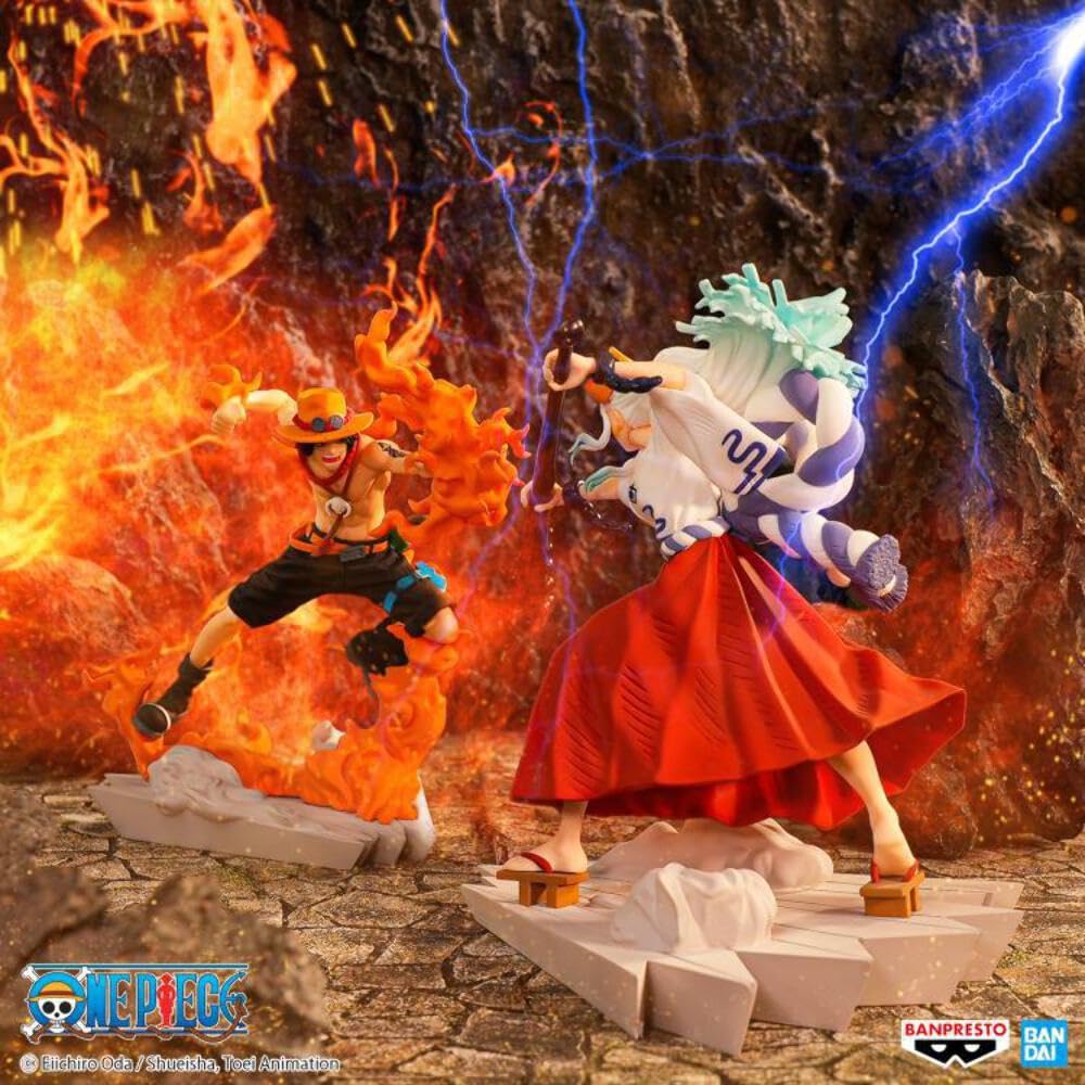 Banpresto Portgas D. Ace miniature scene for display
