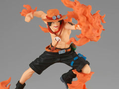 Banpresto Portgas D. Ace figure in popular pose on shelf