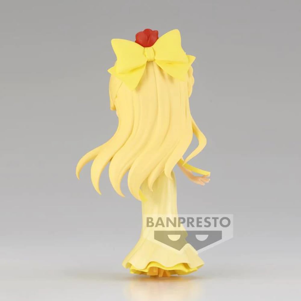 Banpresto Princess Venus display setup as a focal Sailor Moon piece.
