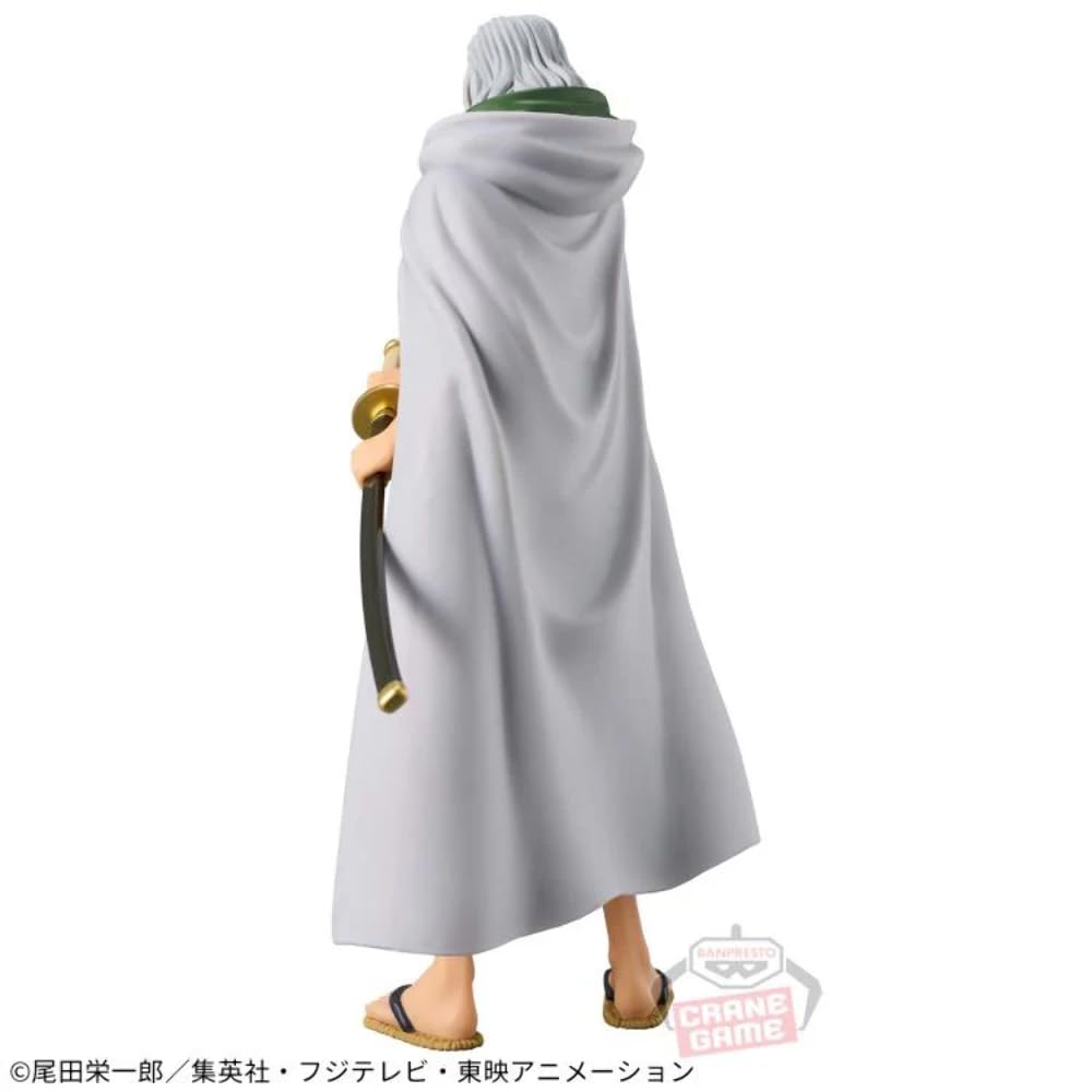 Banpresto Rayleigh DXF collectors-display ready to join your One Piece collection.