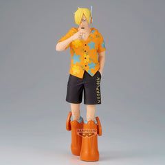 Banpresto Sanji Egghead Shukko figure close-up highlights intricate sculpt.