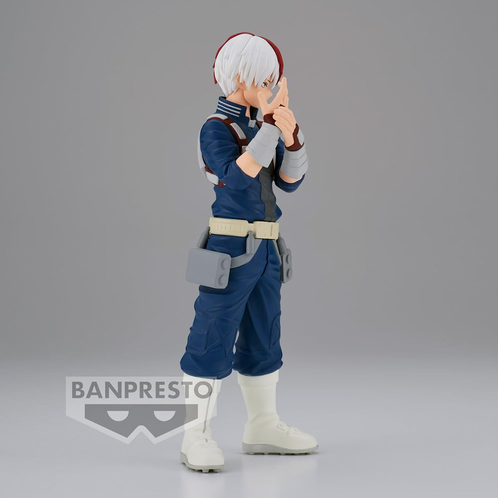 Banpresto Shoto Todoroki II front view highlights sculpt and colors.